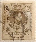 Stamps Spain -  2 céntimos 1909