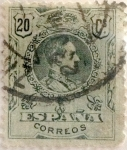 Sellos de Europa - Espa�a -  20 céntimos 1910