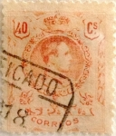 Stamps Spain -  40 céntimos 1910