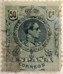 Sellos de Europa - Espaa -  50 céntimos 1910