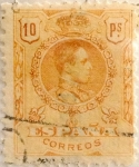 Stamps Spain -  10 pesetas 1910