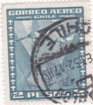 Stamps Chile -  Avioneta