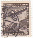 Stamps Chile -  Bimotor