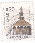 Stamps : America : Chile :  Iglesia de Chiloe