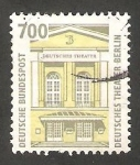Stamps Germany -  1496 - Teatro alemán de Berlin