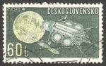 Stamps Czechoslovakia -  1270 - Exploración del Universo, Lunik