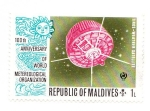 Stamps Asia - Maldives -  tiros -satelite