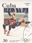 Stamps Cuba -  Juegos Olímpicos de Los Angeles-84