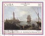 Sellos de America - Cuba -  Centenario de la alianza francesa