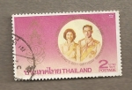 Stamps Thailand -  60 Aniversario Rey Bhumibol