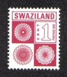 Stamps : Africa : Swaziland :  Sellos de franqueo debido, bloque numérico pequeño