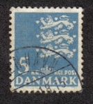 Stamps Denmark -  Coat of arms