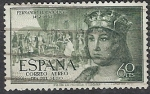 Stamps Spain -  ESPAÑA SEGUNDO CENTENARIO USD Nº 1111 (0) 60C VERDE FENANDO EL CATOLICO
