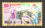 Sellos de Europa - Malta -  Cultivo de algodón
