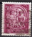 Stamps Spain -  ESPAÑA SEGUNDO CENTENARIO USD Nº 1126 (0) 50C CARMIN OSCURO SALAMANCA