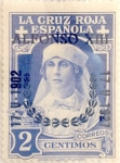 Stamps Spain -  2 céntimos 1927