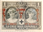 Stamps Spain -  1 céntimo 1927