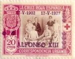 Stamps Spain -  20 céntimos 1927