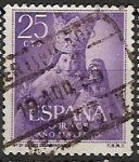 Sellos de Europa - Espaa -  ESPAÑA SEGUNDO CENTENARIO USD Nº 1134 (0)  25 C VIOLETA AÑO MARIANO