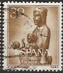 Stamps Spain -  ESPAÑA SEGUNDO CENTENARIO USD Nº 1135 (0) 30C CASTAÑO CLARO AÑO MARIANO 
