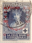 Stamps Spain -  40 céntimos 1927