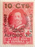 Stamps Spain -  10 sobre 25 céntimos 