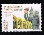 Stamps Europe - Spain -  Edifil  4867  Efemérides.  VIII cent. de la peregrinación se San Francisco de Asís a Santiago de Com