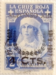 Stamps Spain -  4 sobre 2 céntimos 1927