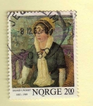 Stamps : Europe : Norway :  Scott 810. Pintura.