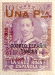 Sellos de Europa - Espa�a -  1 peseta sobre 10 pesetas 1927
