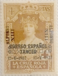 Sellos de Europa - Espa�a -  4 pesetas 1927