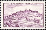 Stamps France -  FRANCIA- Basílica y colina de Vézelay 