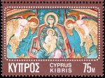 Sellos de Asia - Chipre -  CHIPRE - Iglesias pintadas de la región de Troodos