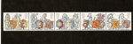 Stamps Europe - United Kingdom -  Escudos y Animales de    Casas Reales de Inglaterra