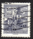 Stamps Austria -  Residence Fountain, Salzburg