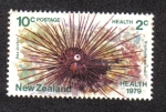 Stamps New Zealand -  Sea Urchin