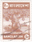 Stamps Bangladesh -  Arbol frutal
