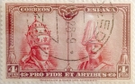 Stamps Spain -  4 pesetas 1928