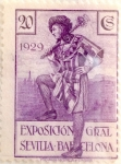 Stamps Spain -  20 céntimos 1929