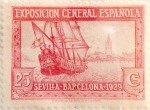 Stamps Spain -  25 céntimos 1929