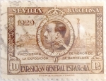 Stamps Spain -  10 pesetas 1920