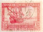 Stamps Spain -  25 céntimos 1929