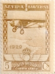 Stamps Spain -  5 céntimos 1929