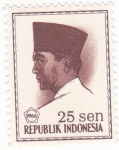 Stamps : Asia : Indonesia :  Presidente Sukarno