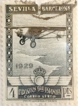 Sellos de Europa - Espa�a -  4 pesetas 1929