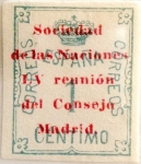 Stamps Spain -  1 céntimo 1929
