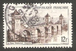 Stamps France -  1039 - Puente Valentré, en Cahors