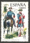 Stamps Spain -  2237 - Uniforme militar del Real Cuerpo de Artilleria 