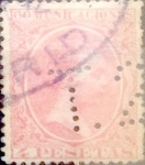 Stamps Spain -  4 pesetas 1889