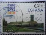 Stamps Spain -  Ed: 4391 - Exposición Internacional Expo-zaragoza 2008 - Pabellón Puente y Torredel Agua.